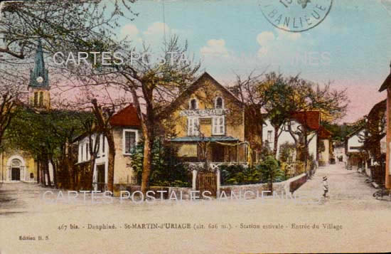 Cartes postales anciennes > CARTES POSTALES > carte postale ancienne > cartes-postales-ancienne.com Auvergne rhone alpes Isere Saint Martin d'Uriage