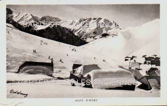 Cartes postales anciennes > CARTES POSTALES > carte postale ancienne > cartes-postales-ancienne.com Auvergne rhone alpes Isere Huez