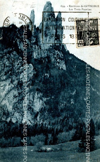 Cartes postales anciennes > CARTES POSTALES > carte postale ancienne > cartes-postales-ancienne.com Auvergne rhone alpes Isere Saint Nizier Du Moucherotte