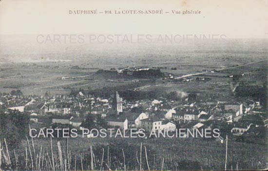 Cartes postales anciennes > CARTES POSTALES > carte postale ancienne > cartes-postales-ancienne.com Auvergne rhone alpes Isere La Cote Saint Andre