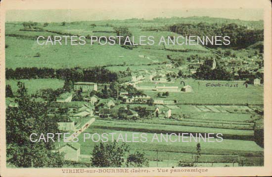 Cartes postales anciennes > CARTES POSTALES > carte postale ancienne > cartes-postales-ancienne.com Auvergne rhone alpes Isere Virieu