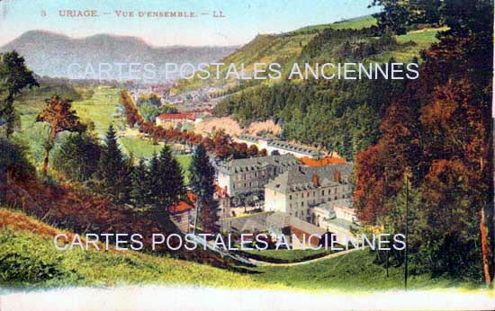 Cartes postales anciennes > CARTES POSTALES > carte postale ancienne > cartes-postales-ancienne.com Auvergne rhone alpes Isere Uriage