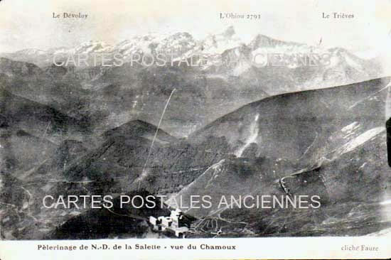 Cartes postales anciennes > CARTES POSTALES > carte postale ancienne > cartes-postales-ancienne.com Auvergne rhone alpes Isere La Salette Fallavaux
