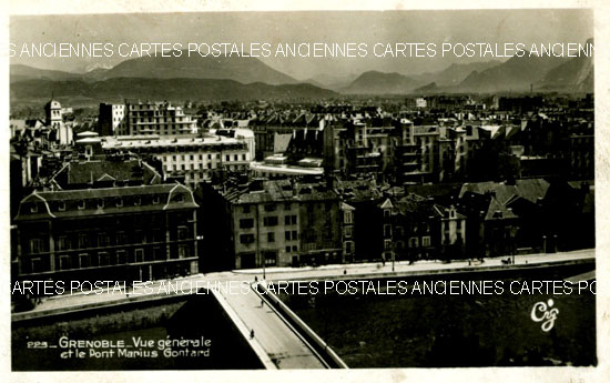 Cartes postales anciennes > CARTES POSTALES > carte postale ancienne > cartes-postales-ancienne.com Auvergne rhone alpes Isere Grenoble