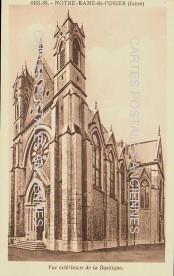 Cartes postales anciennes > CARTES POSTALES > carte postale ancienne > cartes-postales-ancienne.com Auvergne rhone alpes Isere Notre Dame De l'Osier