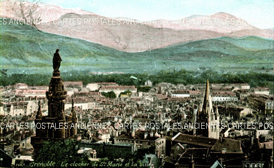 Cartes postales anciennes > CARTES POSTALES > carte postale ancienne > cartes-postales-ancienne.com Auvergne rhone alpes Isere Grenoble