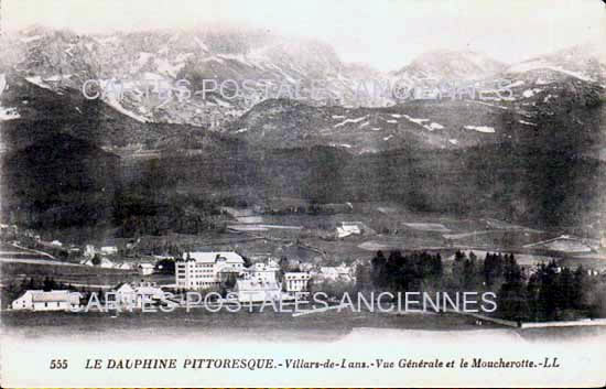 Cartes postales anciennes > CARTES POSTALES > carte postale ancienne > cartes-postales-ancienne.com Auvergne rhone alpes Isere Villard De Lans