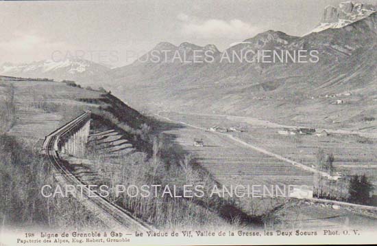 Cartes postales anciennes > CARTES POSTALES > carte postale ancienne > cartes-postales-ancienne.com Auvergne rhone alpes Isere Vif