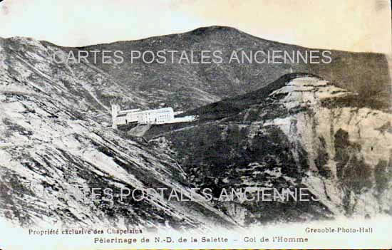 Cartes postales anciennes > CARTES POSTALES > carte postale ancienne > cartes-postales-ancienne.com Auvergne rhone alpes Isere La Salette Fallavaux