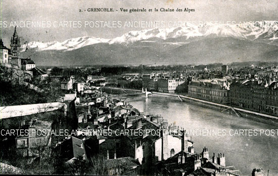 Cartes postales anciennes > CARTES POSTALES > carte postale ancienne > cartes-postales-ancienne.com Auvergne rhone alpes Isere Grenoble