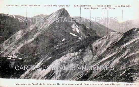 Cartes postales anciennes > CARTES POSTALES > carte postale ancienne > cartes-postales-ancienne.com Auvergne rhone alpes Isere La Salette Fallavaux