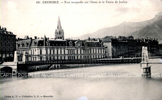 Cartes postales anciennes > CARTES POSTALES > carte postale ancienne > cartes-postales-ancienne.com Auvergne rhone alpes Isere Grenoble