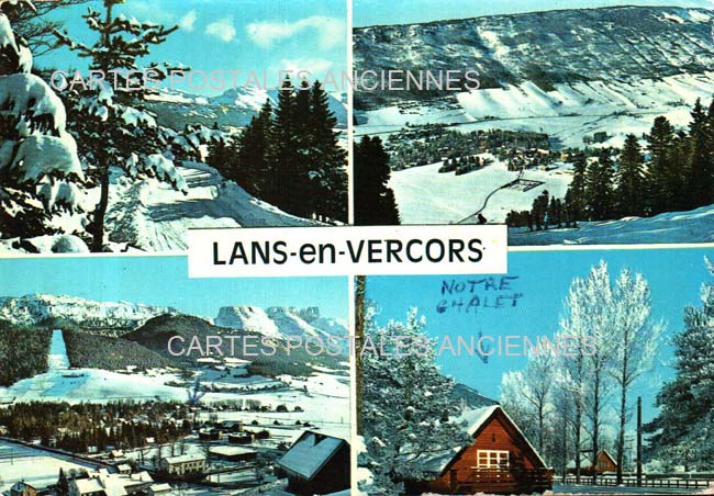 Cartes postales anciennes > CARTES POSTALES > carte postale ancienne > cartes-postales-ancienne.com Auvergne rhone alpes Isere Lans En Vercors