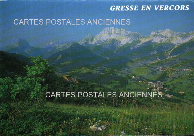 Cartes postales anciennes > CARTES POSTALES > carte postale ancienne > cartes-postales-ancienne.com Auvergne rhone alpes Isere Gresse