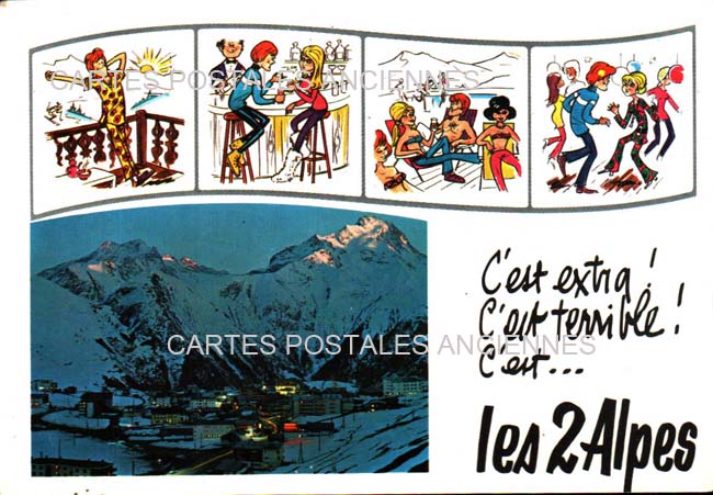 Cartes postales anciennes > CARTES POSTALES > carte postale ancienne > cartes-postales-ancienne.com Auvergne rhone alpes Isere Mont De Lans