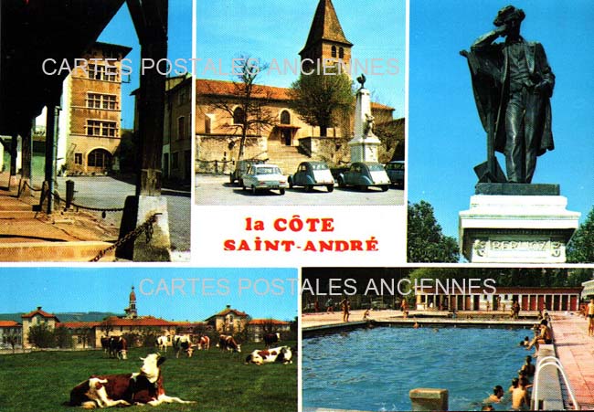 Cartes postales anciennes > CARTES POSTALES > carte postale ancienne > cartes-postales-ancienne.com Auvergne rhone alpes Isere La Cote Saint Andre
