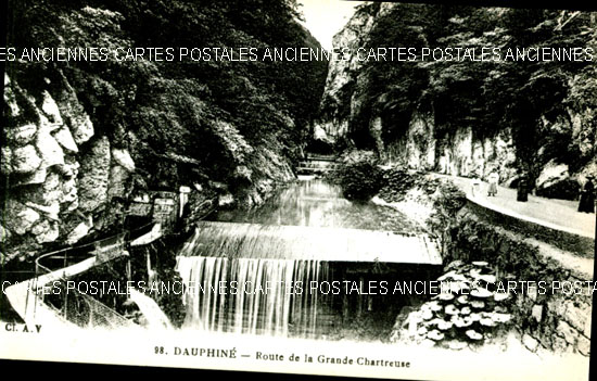 Cartes postales anciennes > CARTES POSTALES > carte postale ancienne > cartes-postales-ancienne.com Auvergne rhone alpes Isere Saint Pierre De Chartreuse