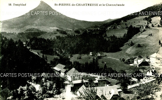 Cartes postales anciennes > CARTES POSTALES > carte postale ancienne > cartes-postales-ancienne.com Auvergne rhone alpes Isere Saint Pierre De Chartreuse
