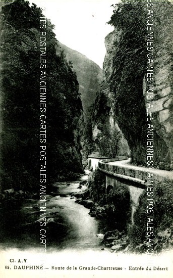 Cartes postales anciennes > CARTES POSTALES > carte postale ancienne > cartes-postales-ancienne.com Auvergne rhone alpes Isere Saint Pierre De Chartreuse