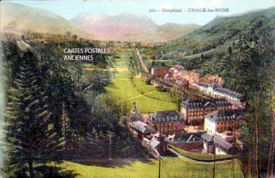 Cartes postales anciennes > CARTES POSTALES > carte postale ancienne > cartes-postales-ancienne.com Isere  Uriage