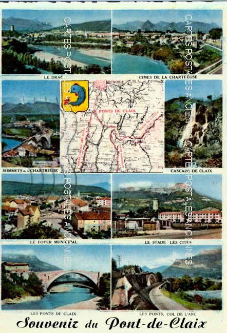 Cartes postales anciennes > CARTES POSTALES > carte postale ancienne > cartes-postales-ancienne.com Auvergne rhone alpes Isere Le Pont De Claix