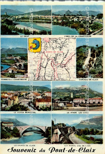 Cartes postales anciennes > CARTES POSTALES > carte postale ancienne > cartes-postales-ancienne.com Auvergne rhone alpes Isere Le Pont De Claix