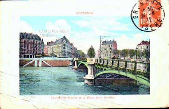 Cartes postales anciennes > CARTES POSTALES > carte postale ancienne > cartes-postales-ancienne.com Auvergne rhone alpes Isere Grenoble