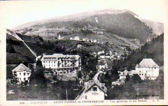 Cartes postales anciennes > CARTES POSTALES > carte postale ancienne > cartes-postales-ancienne.com Isere  Saint Pierre De Chartreuse