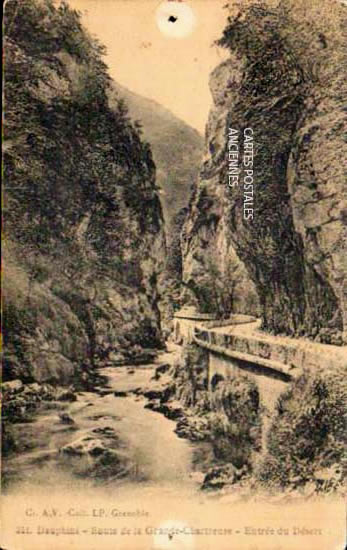 Cartes postales anciennes > CARTES POSTALES > carte postale ancienne > cartes-postales-ancienne.com Isere  Saint Pierre De Chartreuse