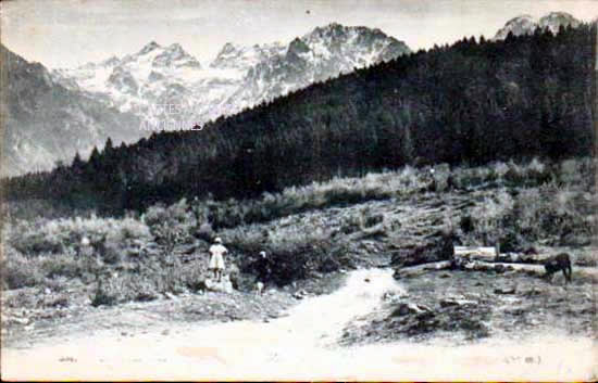 Cartes postales anciennes > CARTES POSTALES > carte postale ancienne > cartes-postales-ancienne.com Auvergne rhone alpes Isere Le Bourg d'Oisans