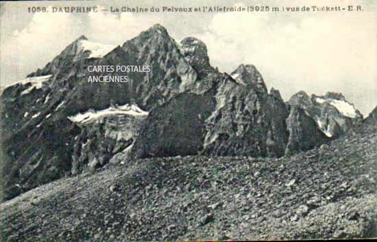 Cartes postales anciennes > CARTES POSTALES > carte postale ancienne > cartes-postales-ancienne.com Provence alpes cote d'azur Hautes alpes Pelvoux