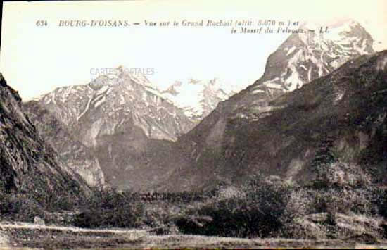 Cartes postales anciennes > CARTES POSTALES > carte postale ancienne > cartes-postales-ancienne.com Auvergne rhone alpes Isere Le Bourg d'Oisans