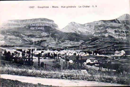Cartes postales anciennes > CARTES POSTALES > carte postale ancienne > cartes-postales-ancienne.com Auvergne rhone alpes Isere Mens