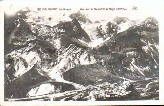 Cartes postales anciennes > CARTES POSTALES > carte postale ancienne > cartes-postales-ancienne.com Provence alpes cote d'azur Hautes alpes La Grave