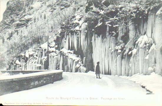 Cartes postales anciennes > CARTES POSTALES > carte postale ancienne > cartes-postales-ancienne.com Auvergne rhone alpes Isere Le Bourg d'Oisans