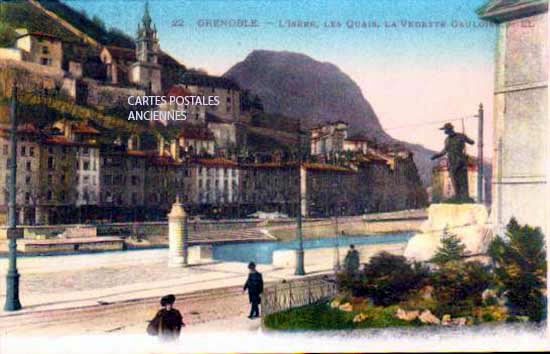 Cartes postales anciennes > CARTES POSTALES > carte postale ancienne > cartes-postales-ancienne.com Auvergne rhone alpes Isere Grenoble