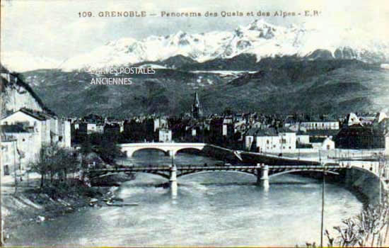 Cartes postales anciennes > CARTES POSTALES > carte postale ancienne > cartes-postales-ancienne.com Auvergne rhone alpes Isere Grenoble