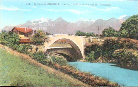 Cartes postales anciennes > CARTES POSTALES > carte postale ancienne > cartes-postales-ancienne.com Auvergne rhone alpes Isere Le Pont De Claix