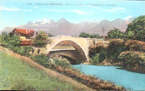 Cartes postales anciennes > CARTES POSTALES > carte postale ancienne > cartes-postales-ancienne.com Auvergne rhone alpes Isere Le Pont De Claix