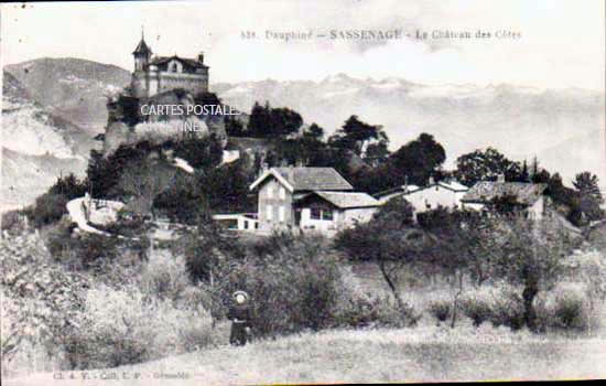 Cartes postales anciennes > CARTES POSTALES > carte postale ancienne > cartes-postales-ancienne.com Auvergne rhone alpes Isere Sassenage