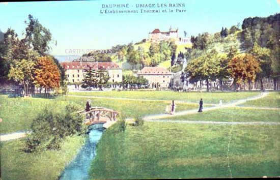 Cartes postales anciennes > CARTES POSTALES > carte postale ancienne > cartes-postales-ancienne.com Auvergne rhone alpes Isere Uriage