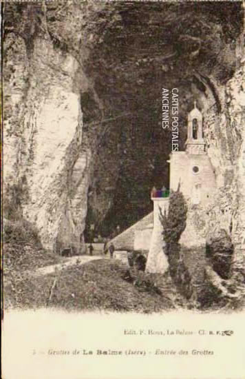 Cartes postales anciennes > CARTES POSTALES > carte postale ancienne > cartes-postales-ancienne.com Auvergne rhone alpes Isere La Balme Les Grottes