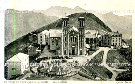 Cartes postales anciennes > CARTES POSTALES > carte postale ancienne > cartes-postales-ancienne.com Auvergne rhone alpes Isere La Salette Fallavaux