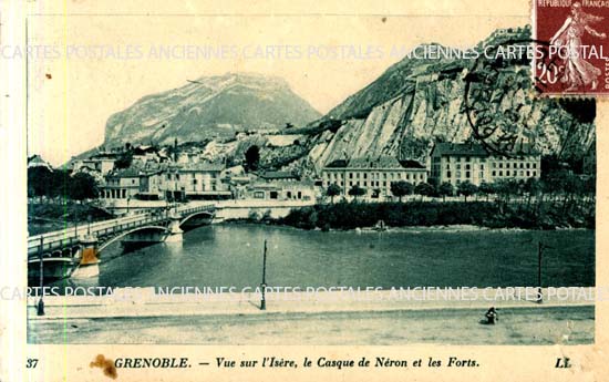 Cartes postales anciennes > CARTES POSTALES > carte postale ancienne > cartes-postales-ancienne.com Auvergne rhone alpes Isere Grenoble