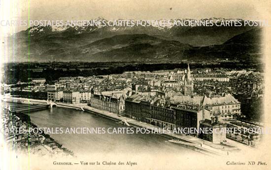 Cartes postales anciennes > CARTES POSTALES > carte postale ancienne > cartes-postales-ancienne.com Auvergne rhone alpes Isere Grenoble