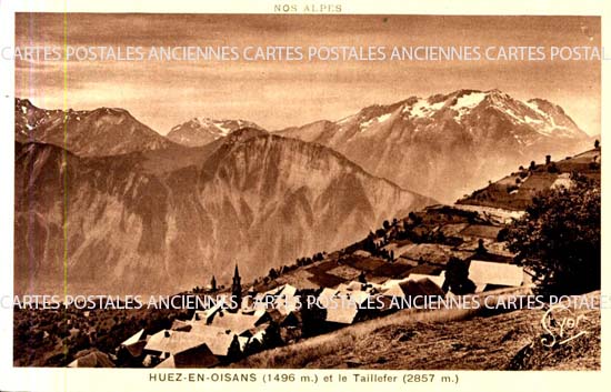 Cartes postales anciennes > CARTES POSTALES > carte postale ancienne > cartes-postales-ancienne.com Auvergne rhone alpes Isere Huez