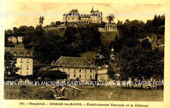 Cartes postales anciennes > CARTES POSTALES > carte postale ancienne > cartes-postales-ancienne.com Auvergne rhone alpes Isere Saint Martin d'Uriage