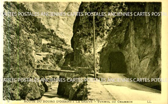Cartes postales anciennes > CARTES POSTALES > carte postale ancienne > cartes-postales-ancienne.com Auvergne rhone alpes Isere Le Bourg d'Oisans