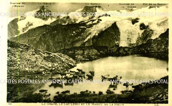 Cartes postales anciennes > CARTES POSTALES > carte postale ancienne > cartes-postales-ancienne.com Provence alpes cote d'azur Hautes alpes La Grave