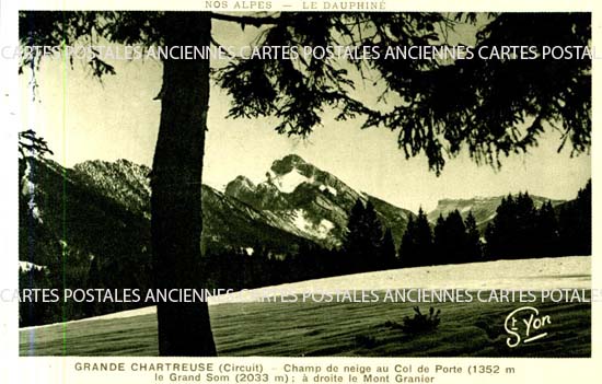 Cartes postales anciennes > CARTES POSTALES > carte postale ancienne > cartes-postales-ancienne.com Auvergne rhone alpes Isere Saint Pierre De Chartreuse